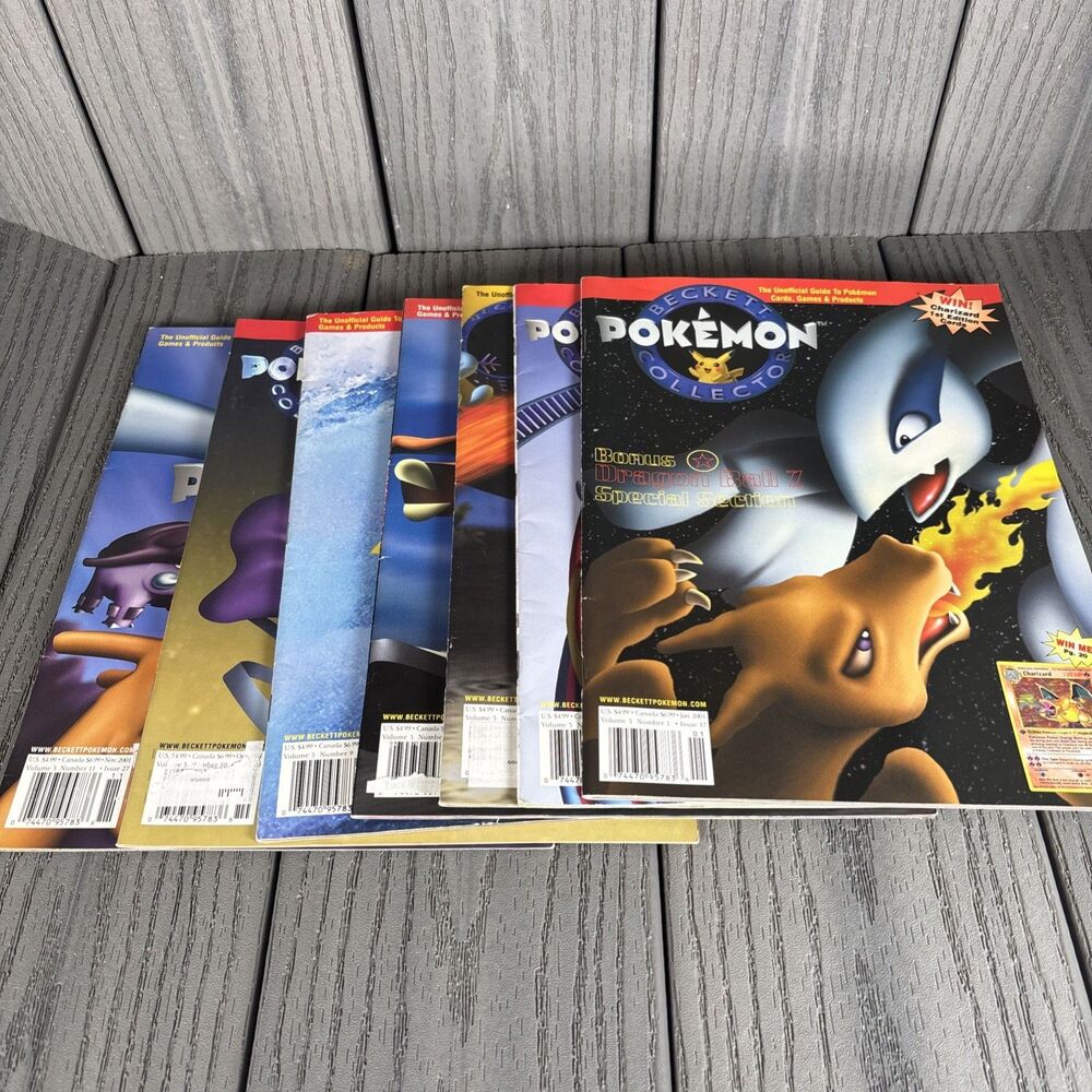 Beckett Pokémon Collector Magazine - Volume 4 1,6-11 (Lot of 7 books)